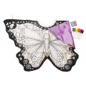 Capa mágica de mariposa para colorear (4-7 años)