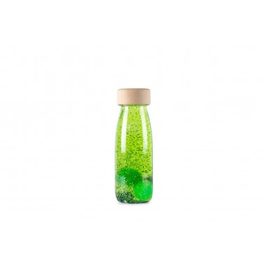 Botella sensorial flotante (verde)
