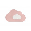 Playmat con forma de nube de color rosa pastel pequeño