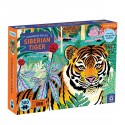 Puzle de 300 piezas "En peligro de extinción" del tigre siberiano