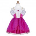 Vestido de princesa rosa (5-6 años)