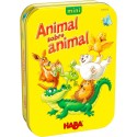 Juego de habilidad: Animal sobre animal (versión mini lata)