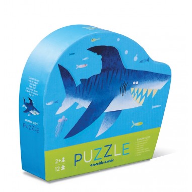 Mini puzle del tiburón de 12 piezas