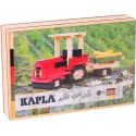 Caja de 155 piezas de construcción de madera Tractor de Kapla