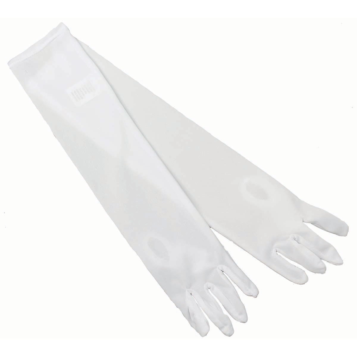 Guantes Blancos Largos Satin 29cm Disfraz Princesa Disney