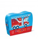 Mini puzle del camión de bomberos de 12 piezas