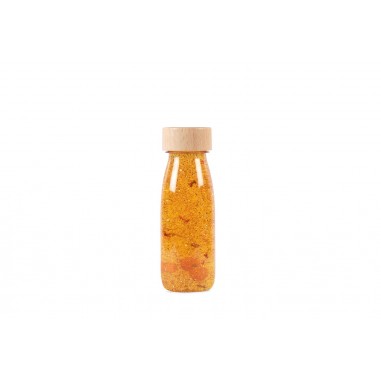 Curolletes - Botella sensorial flotante Amarilla