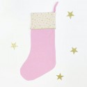 Calcetín de Navidad  con Estrellas Rosa de Rockahula