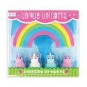 Unique Unicorns Scented Erasers Gomas