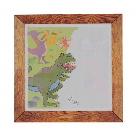 Set De Arte Lienzo Para Pintar Dinosaurios